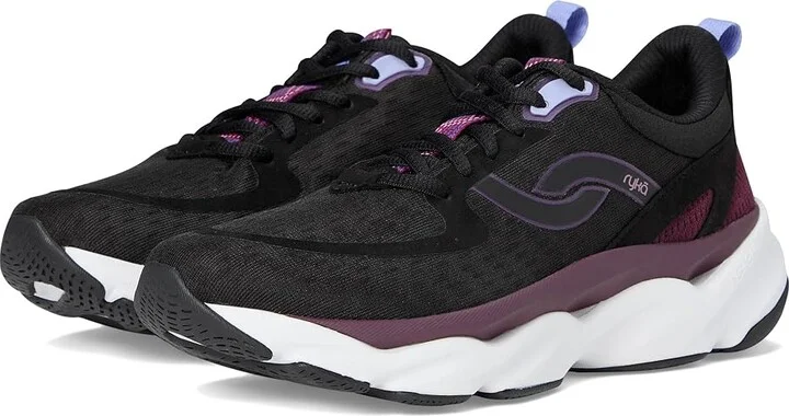 Ryka Rezorb Max Women's Shoes Black Mesh Fabric : 8.5 B - Medium, Textile