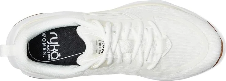 Ryka Rezorb Max Women's Shoes Bright White Mesh Fabric : 10 D - Wide, Textile - Image 2