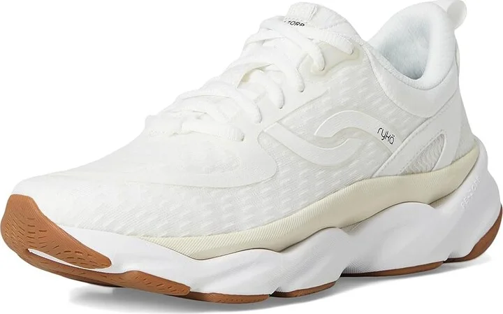 Ryka Rezorb Max Women's Shoes Bright White Mesh Fabric : 10 D - Wide, Textile - Image 5