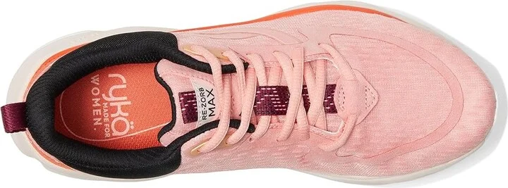 Ryka Rezorb Max Women's Shoes Pink Coral Mesh Fabric : 5.5 B - Medium, Textile - Image 2