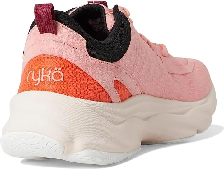 Ryka Rezorb Max Women's Shoes Pink Coral Mesh Fabric : 5.5 B - Medium, Textile - Image 4