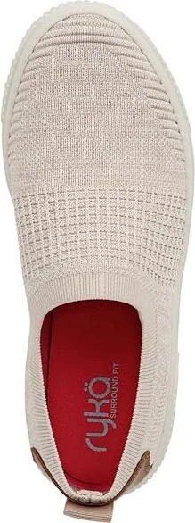 Ryka Vista Slip-On Women's Shoes Beige : 9 D - Wide, Textile - Image 2