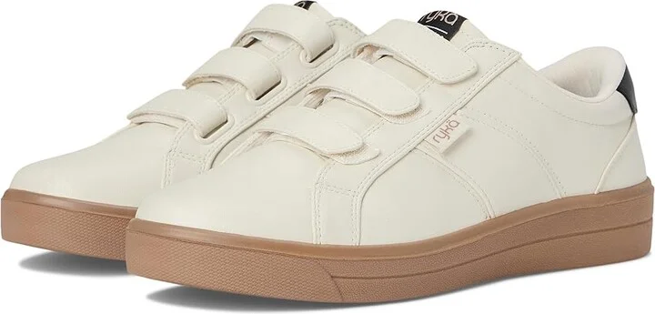 Ryka Viv Classic 2 Sneaker Women's Shoes Gardenia/Black : 6.5 B - Medium, Synthetic