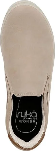 Ryka Viv Slip On Slip-ons Women's Flat Shoes Warm Taupe Faux Leather : 5.5 B - Medium, Synthetic - Image 2