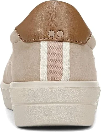 Ryka Viv Slip On Slip-ons Women's Flat Shoes Warm Taupe Faux Leather : 5.5 B - Medium, Synthetic - Image 4
