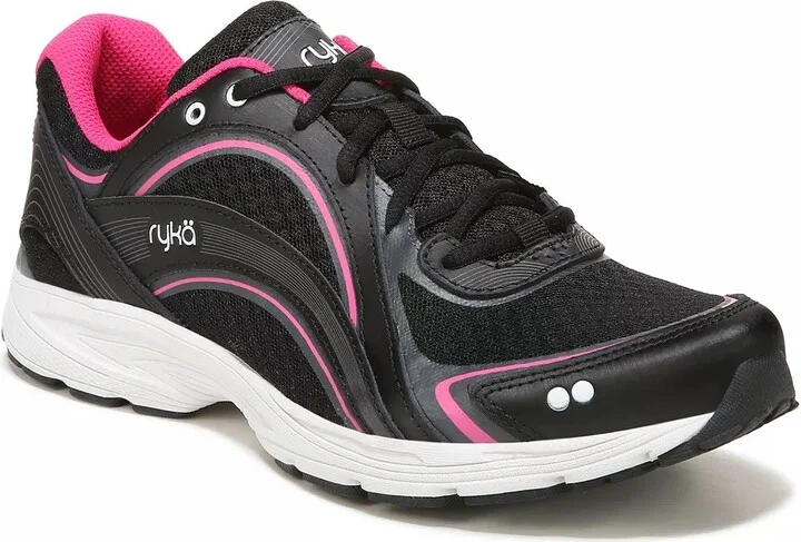 Black/Pink Leather