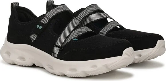 Ryka Women's Activfoam MJ Mary Janes Black Mesh Fabric 7 W - Image 2