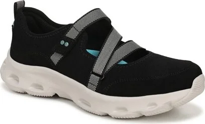 Ryka Women's Activfoam MJ Mary Janes Black Mesh Fabric 7 W