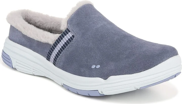 Ryka Womens Alaska Slip On Mules Folk Blue 7 M