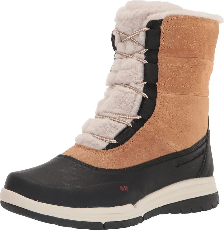 Ryka Women's All Access Snow Boot Black/Tan 11 W