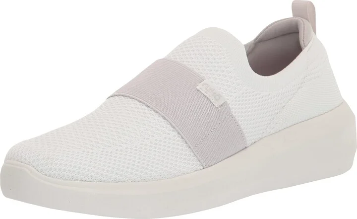 Ryka Women's Astrid Knit Slip On Sneaker Brilliant White 9.5 W