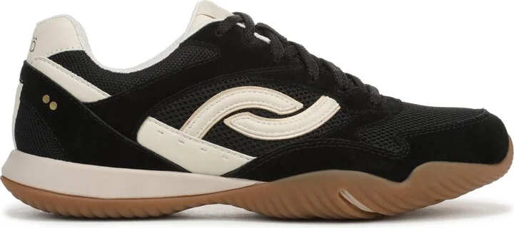 Ryka Women's Candor Low Profile Lace Up Sneakers - Black Suede/Mesh - Image 2