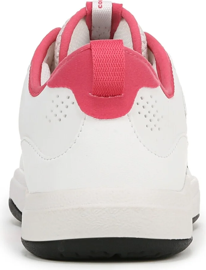 Ryka Women's Court Agility Cross Training Lace Up Sneakers - White/Pink Mesh Fabric - Image 3