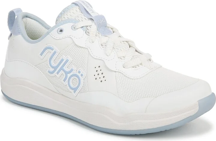 White,blue Mesh Fabric