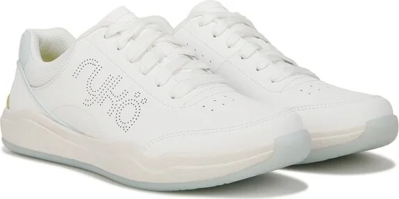 Ryka Womens Courtside Pickleball Sneakers White/Blue 9 W - Image 2