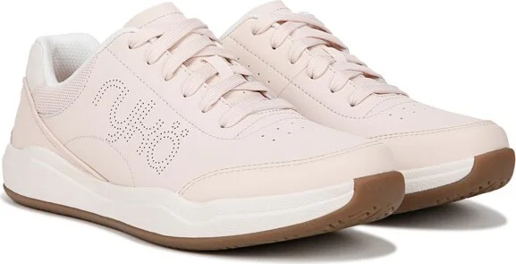 Ryka Womens Courtside Pickleball Sneakers White/Blue 9 W - Image 4