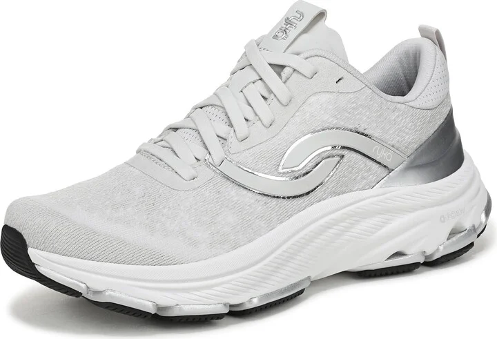 Ryka Women's Dedicate LX Walking Shoes Oyster Grey 7 M