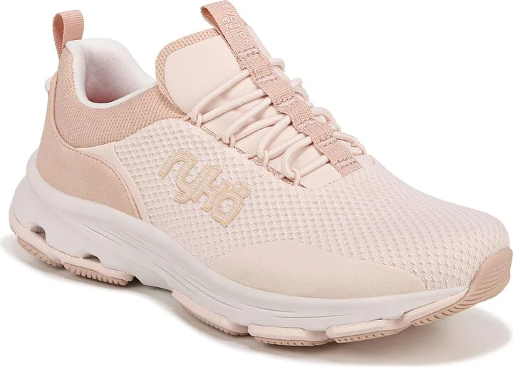 Ryka Womens Devotion EZ Slip-On Walking Shoes Blush Beige 9.5 M