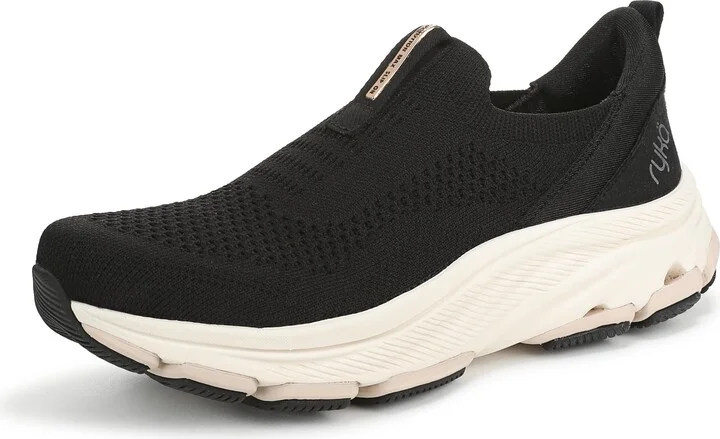 Ryka Womens Devotion max Slip on Walking Shoes Black 6.5 W