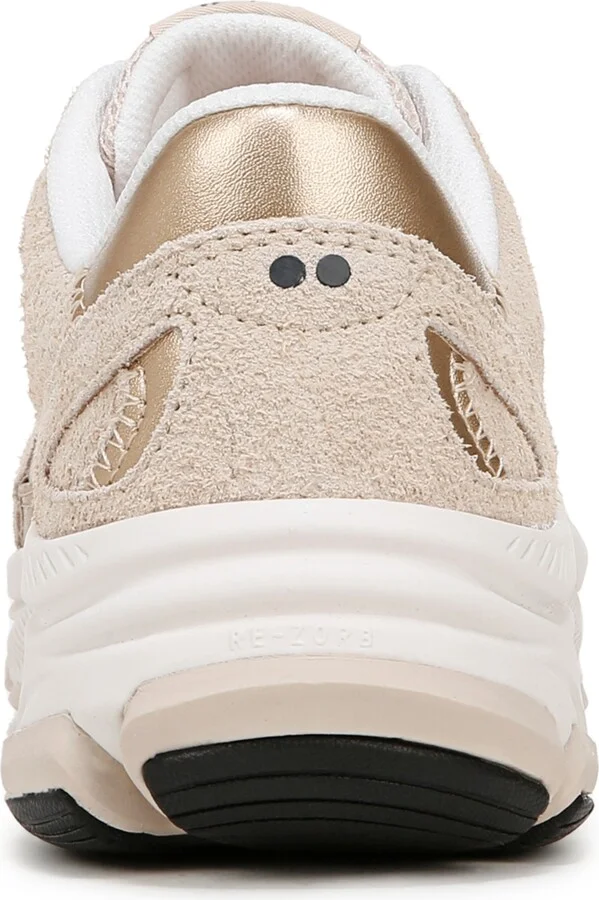Ryka Women's Devotion X Max Classic Walking Sneakers - Tapioca Beige Mesh/Suede/Faux Leather - Image 3