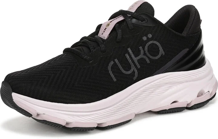 Ryka Womens Devotion X Max RS Walking Shoes Black Mesh Fabric 8.5 M