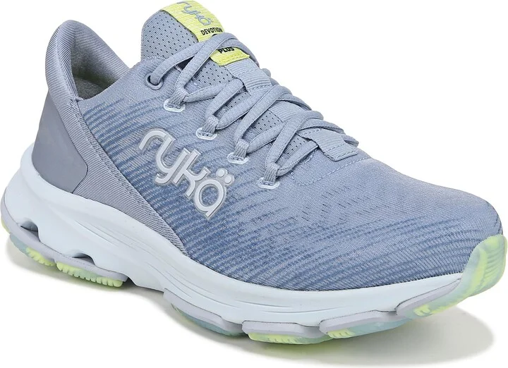 Ryka Womens Devotion X Plus Walking Shoes Dusty Blue 9 M