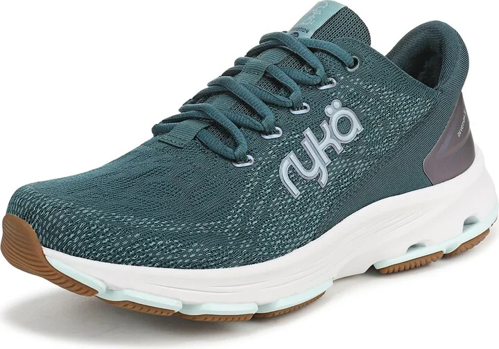 Ryka Women's Devotion X Walking Shoes Dark Sea Green Mesh Fabric 8.5 W