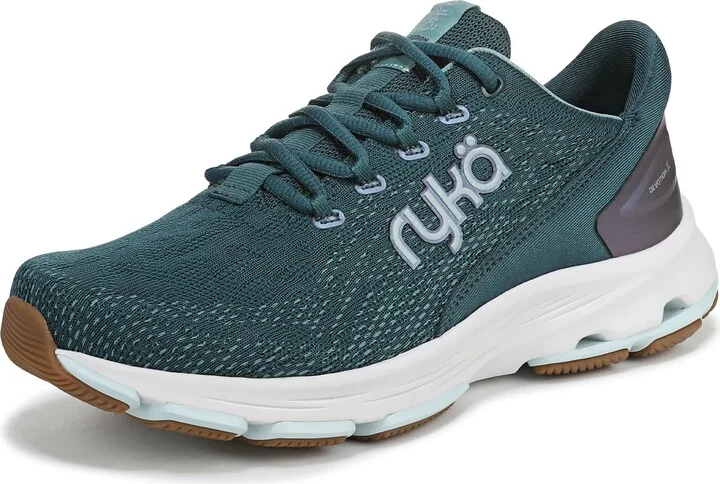 Ryka Women's Devotion X Walking Shoes Dark Sea Green Mesh Fabric 9 M