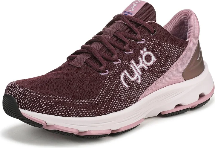 Ryka Women's Devotion X Walking Shoes Purple Fig Mesh Fabric 8.5 M
