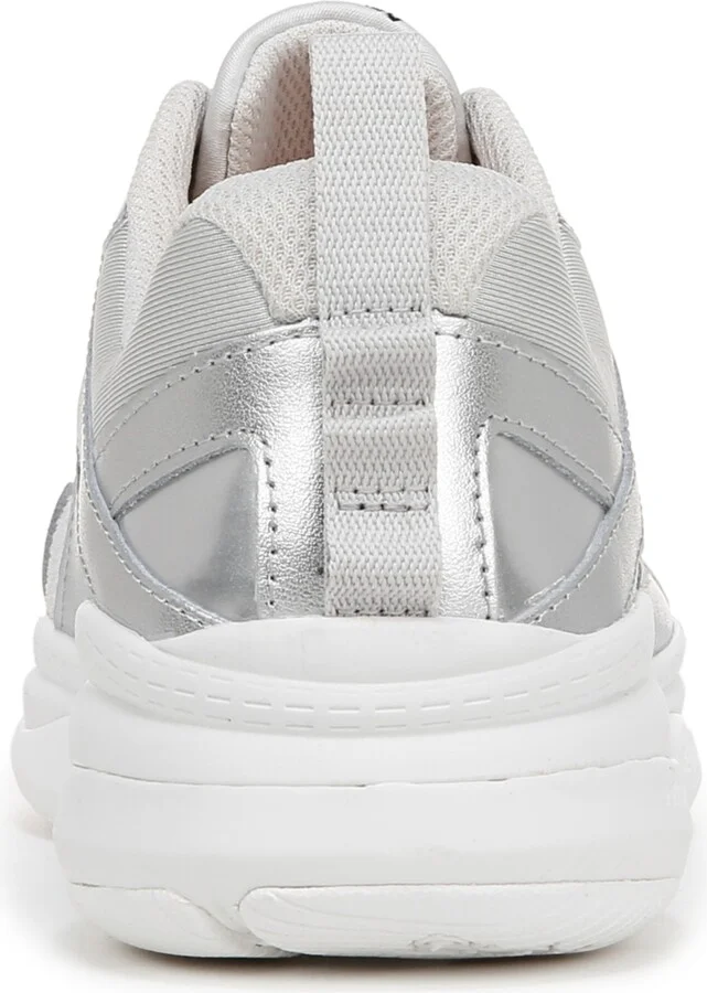 Ryka Women's Devotion Xt 3 Lace Up Training Sneakers - Oyster Grey Leather/Mesh - Image 3