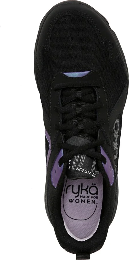 Ryka Women's Devotion Xt 3 Lace Up Training Sneakers - Oyster Grey Leather/Mesh - Image 8