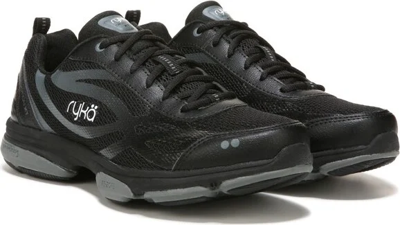 Ryka Women's Devotion XT Shoes Black/Metiorite/White 8 W - Image 2
