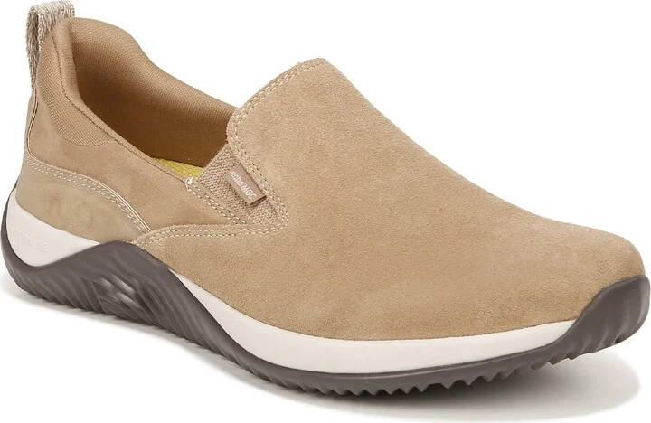 Ryka Womens Echo Moc Slip On Sneakers Latte Brown 7.5 W