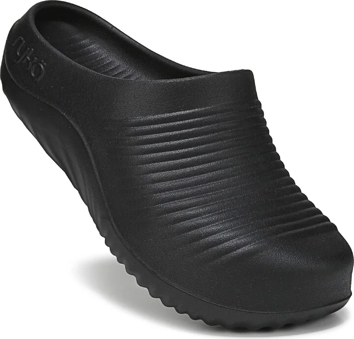 Ryka Womens Echo recovery clog Recovery Shoes Black 9 M