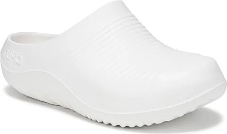 Ryka Women's Echo Recovery Clog Shoes Gardenia White 11 M