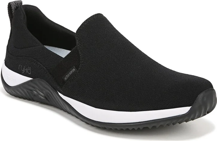 Ryka Womens Echo Slip On Sneakers Black 6.5 M