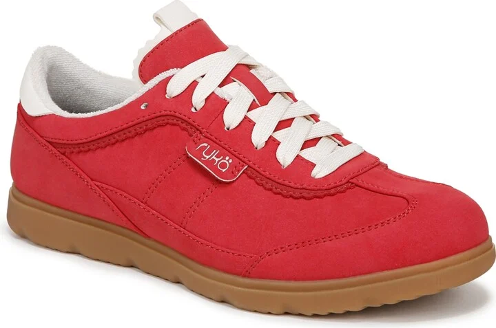 Red Salsa Faux Suede