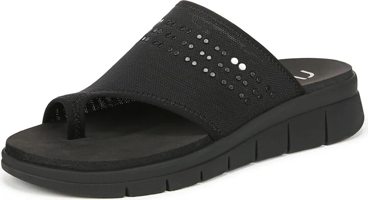 Ryka Womens Elegance slide Slide Sandals BLACK 7.5 W