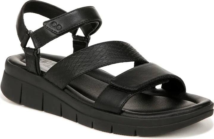 Ryka Womens Elite Slingback Strappy Sandal Black 11 M
