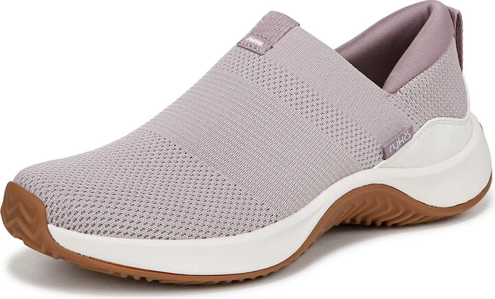 Ryka Womens Encore Knit Slip On Shoes Purple Fog 11 W