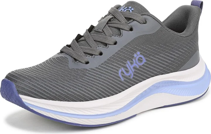 Ryka Womens Geniune Walking Shoes Granite Grey Mesh Fabric 7 M
