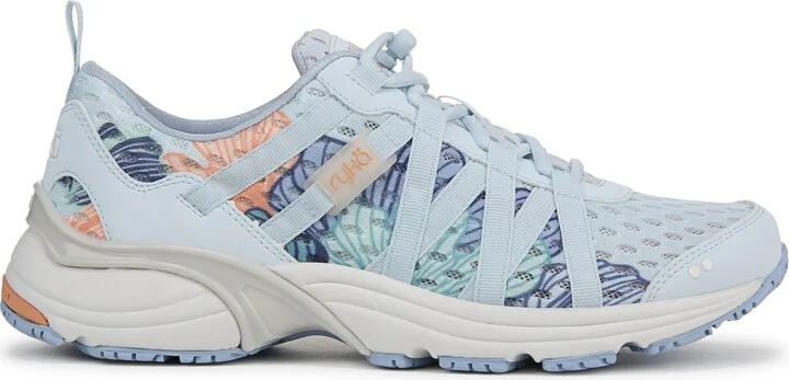 Ryka Women's Hydro Sport Water Sneakers - Blue Palm Mesh/Faux Leather - Image 6