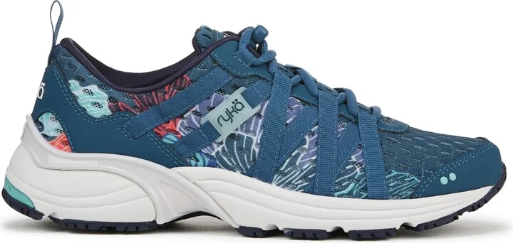 Ryka Women's Hydro Sport Water Sneakers - Blue Palm Mesh/Faux Leather - Image 10