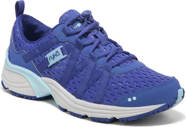 Blue Mesh,faux Leather