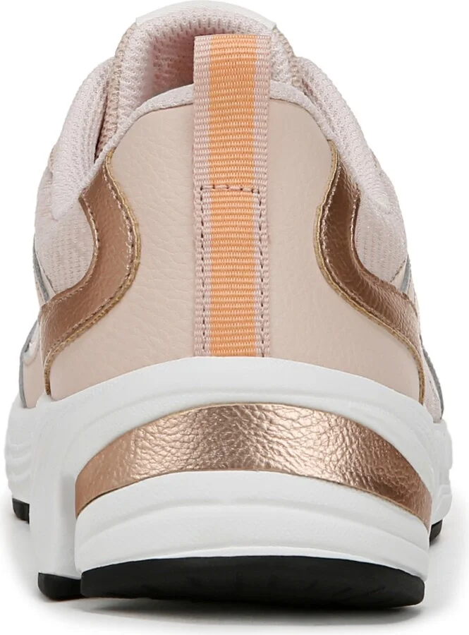 Ryka Women's Imagine Walking Lace Up Sneakers - Beige Gold Mesh/Leather - Image 7