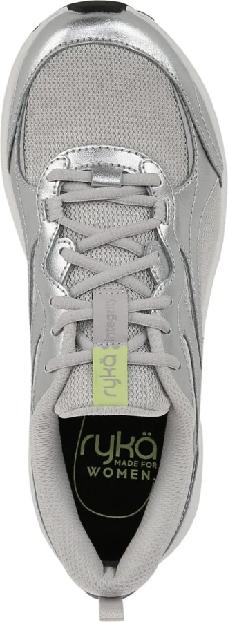 Ryka Women's Integrity Walking Sneakers - Silver Mesh/Leather - Image 4