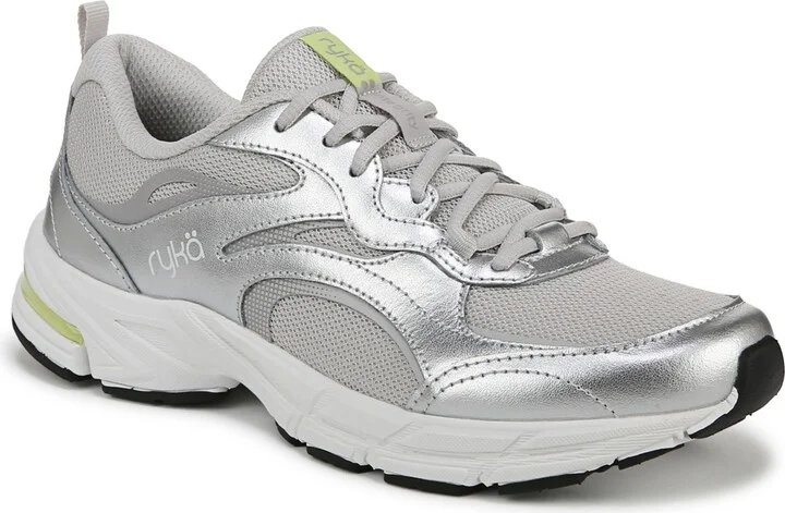 Ryka Women's Integrity Walking Sneakers - Silver Mesh/Leather