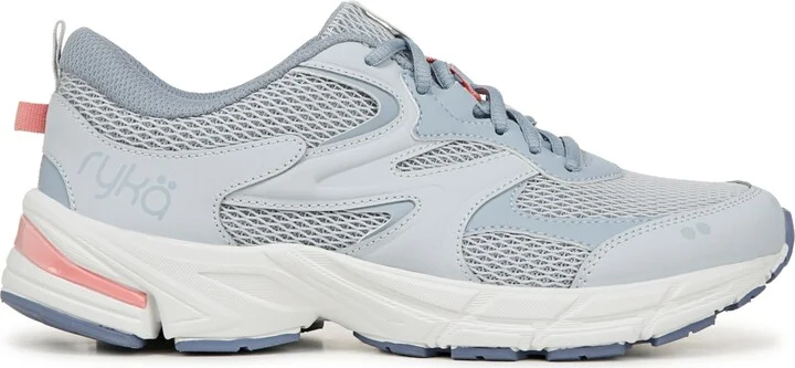Ryka Women's Invoke Lace Up Walking Sneakers - Gardenia White Mesh/Leather - Image 10