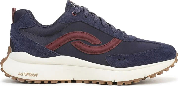 Ryka Women's Jetsetter Lace Up Retro Sneakers - Academy Blue Suede/Fabric - Image 2