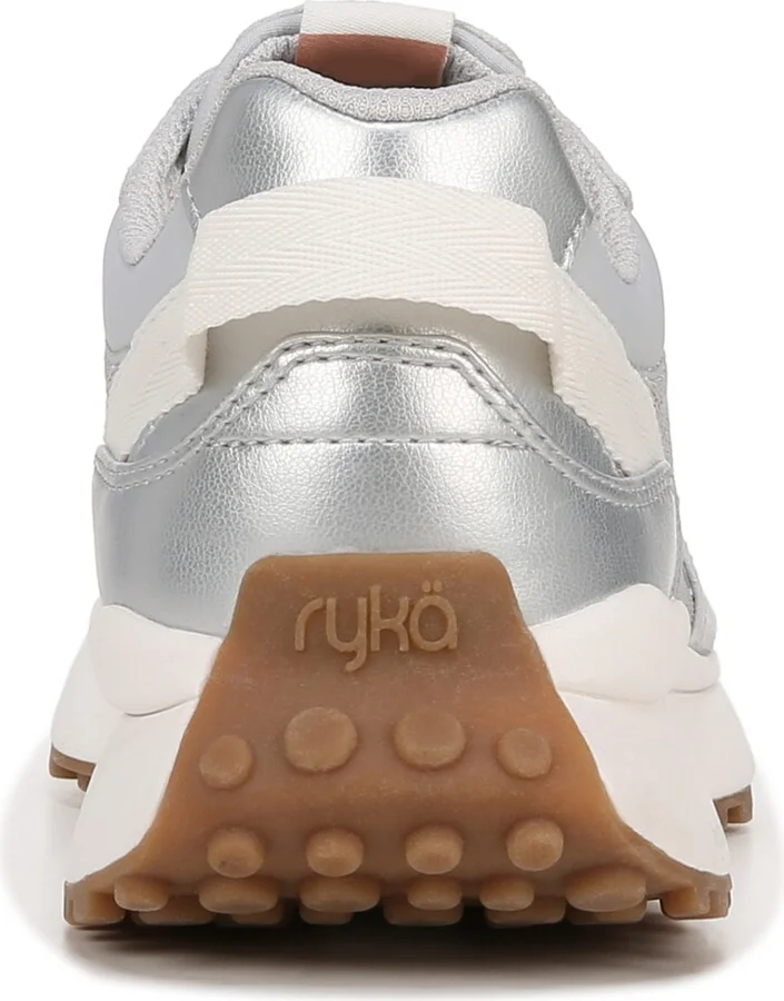 Ryka Women's Jog On Slip On Bungee Sneakers - Lilac/Navy Fabric/Faux Suede - Image 9